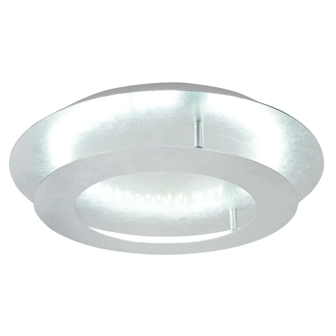 MERLE LAMPA SUFITOWA PLAFON 40 18W LED 3000K SREBRNY