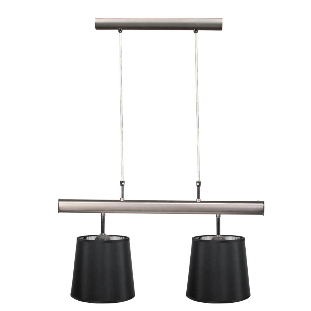 MILONGA LAMPA WISZĄCA 2X60W E27 SATYNA