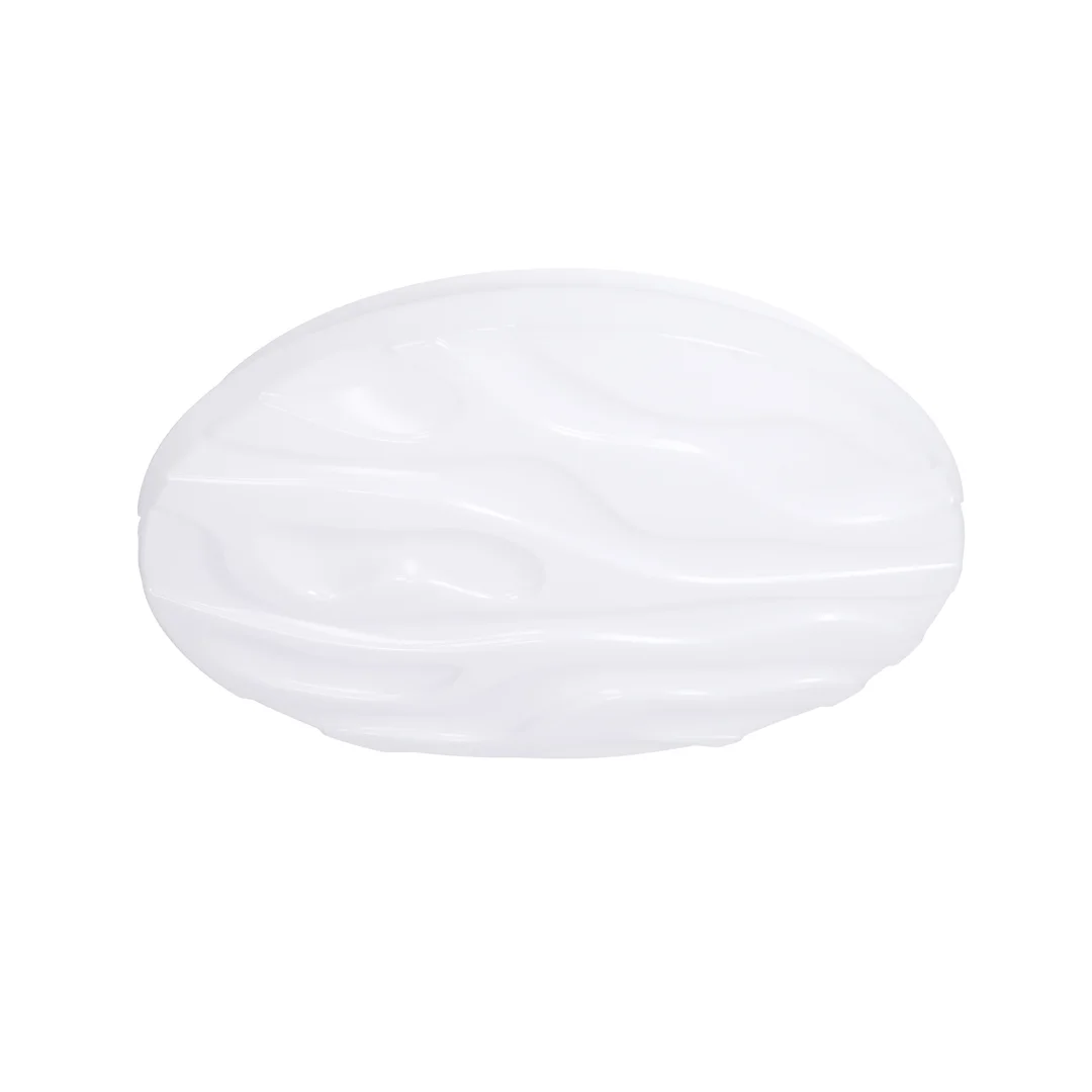 Nevada lampa sufitowa plafon biały 24w led 38,5 cm klosz biały efect sky