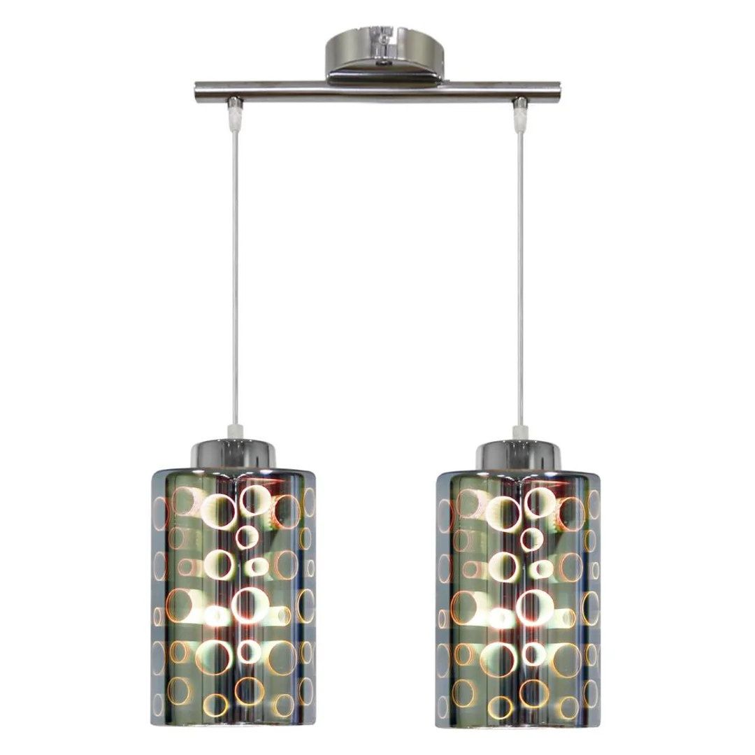 NOCTURNO LAMPA WISZĄCA 2X40W E27 CHROM