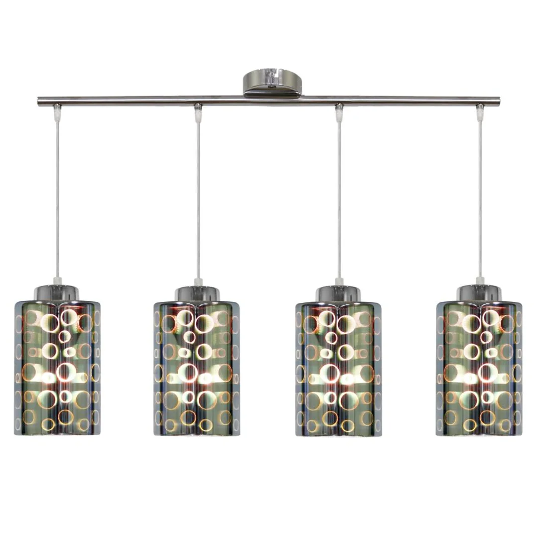 NOCTURNO LAMPA WISZĄCA 4X40W E27 CHROM