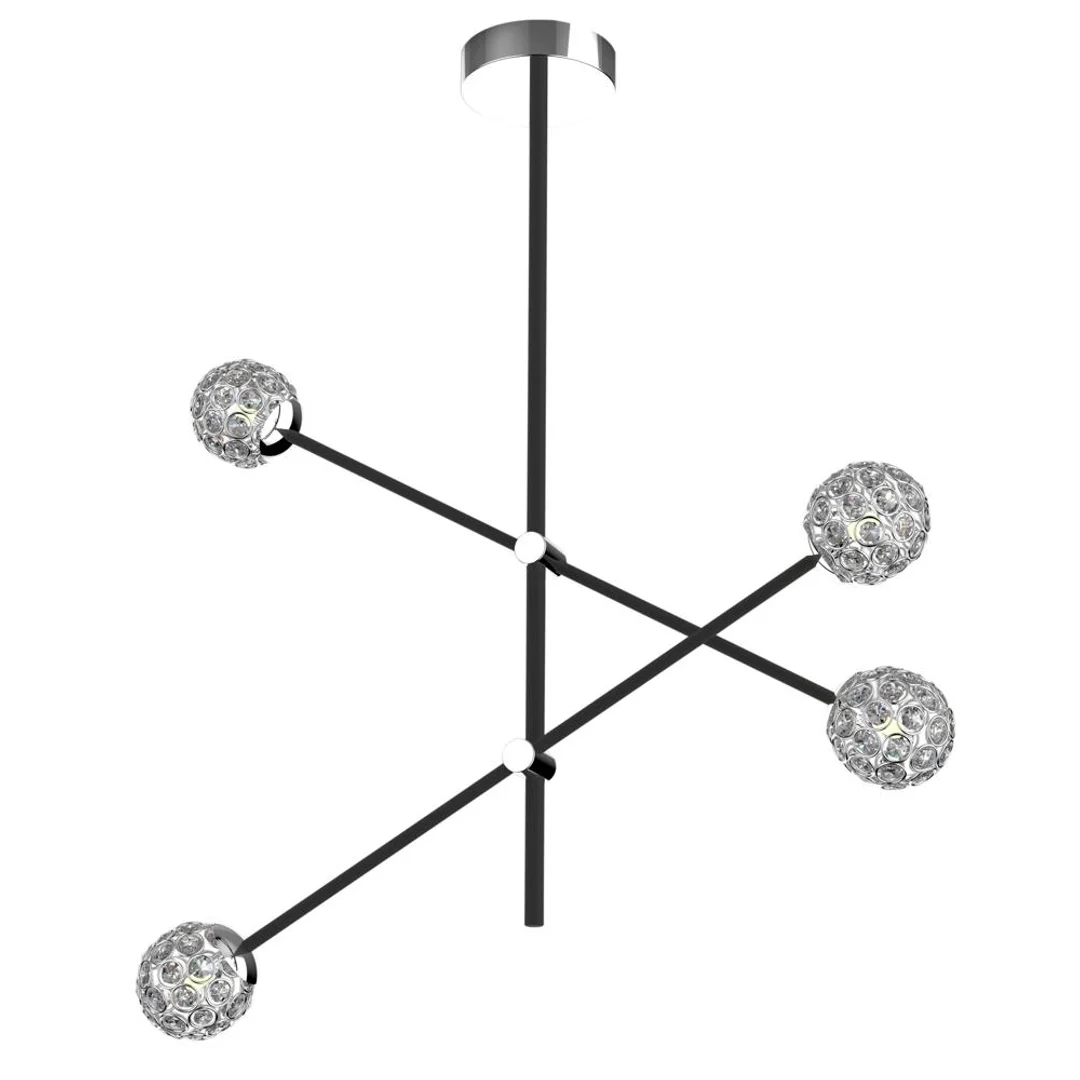 PAKSOS LAMPA WISZĄCA 4XMAX 5W G9 LED CZARNY APETI
