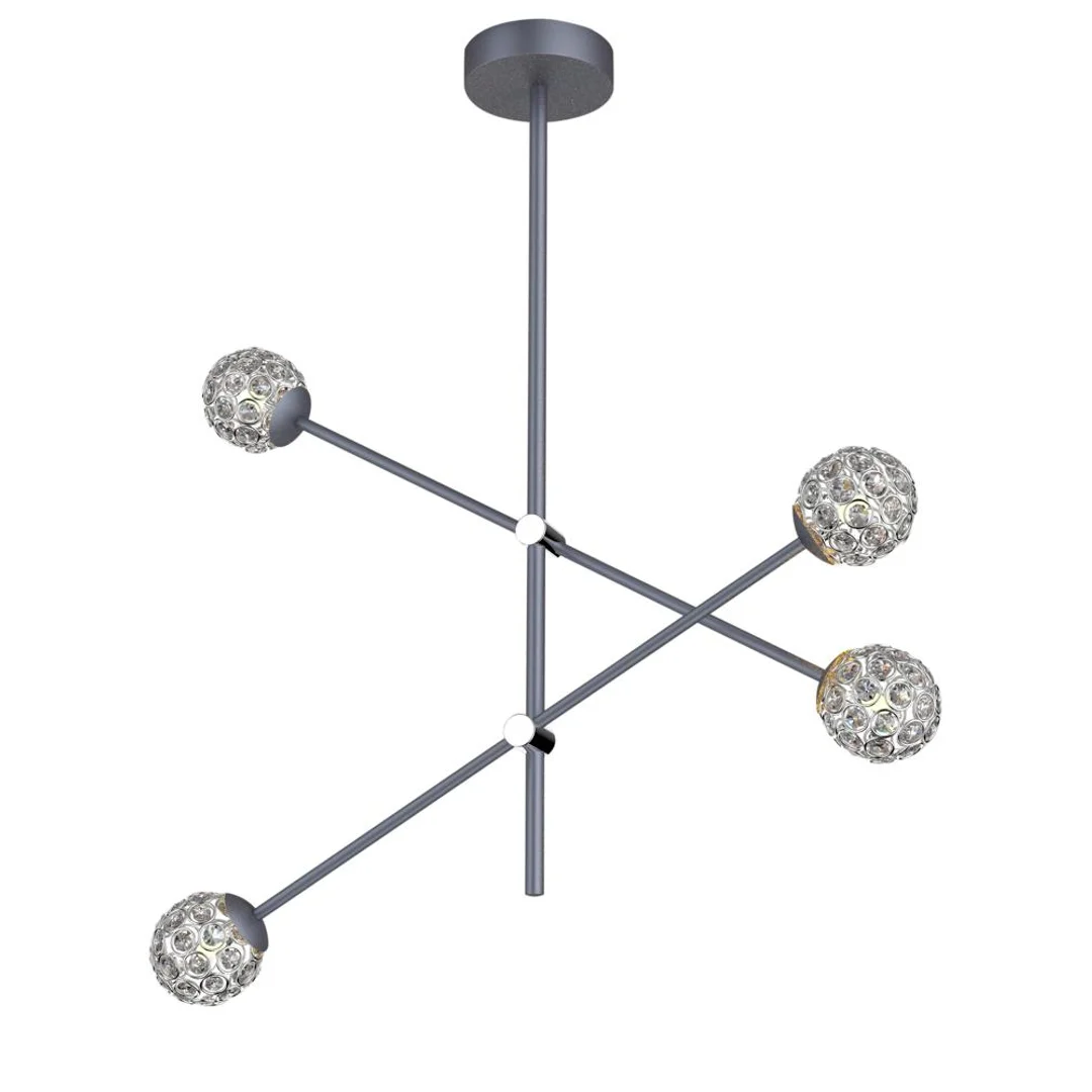PAKSOS LAMPA WISZĄCA 4XMAX 5W G9 LED SZARY APETI