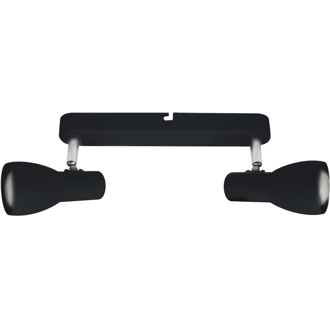 PICARDO LAMPA SUFITOWA LISTWA 2X40W E14 CZARNY MATOWY