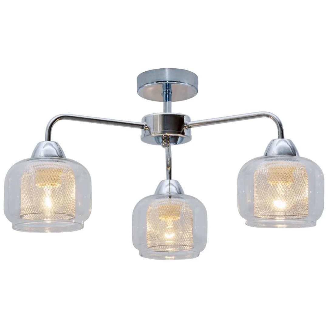 RAY LAMPA SUFITOWA 3X40W E14 CHROM