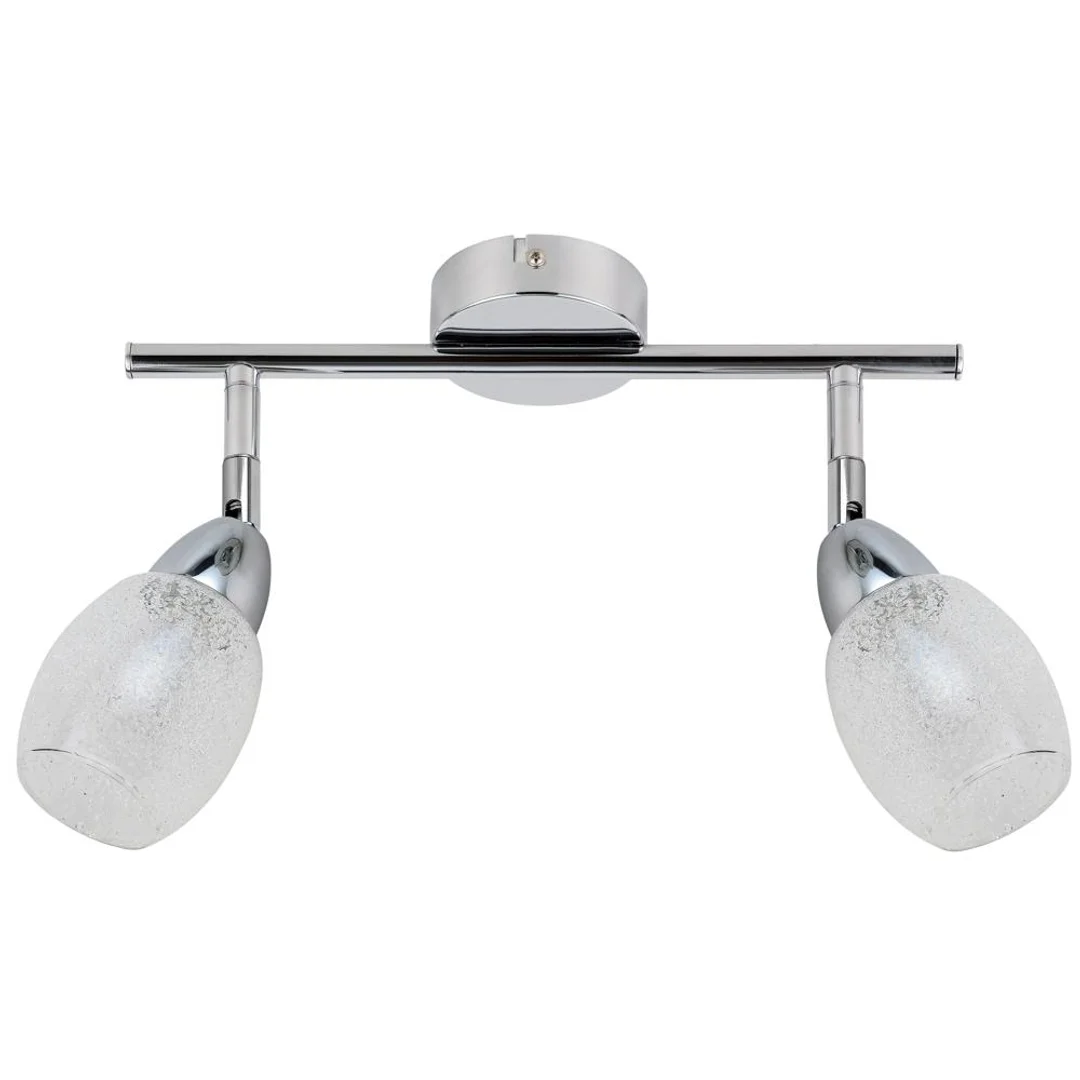 RICO LAMPA SUFITOWA LISTWA 2X6W LED SMD GŁÓWKA OKRĄGŁA 1E Z PRZEGUBEM KD SYSTEM KLOSZ WYMIENNY CHROM/BEZBARWNY