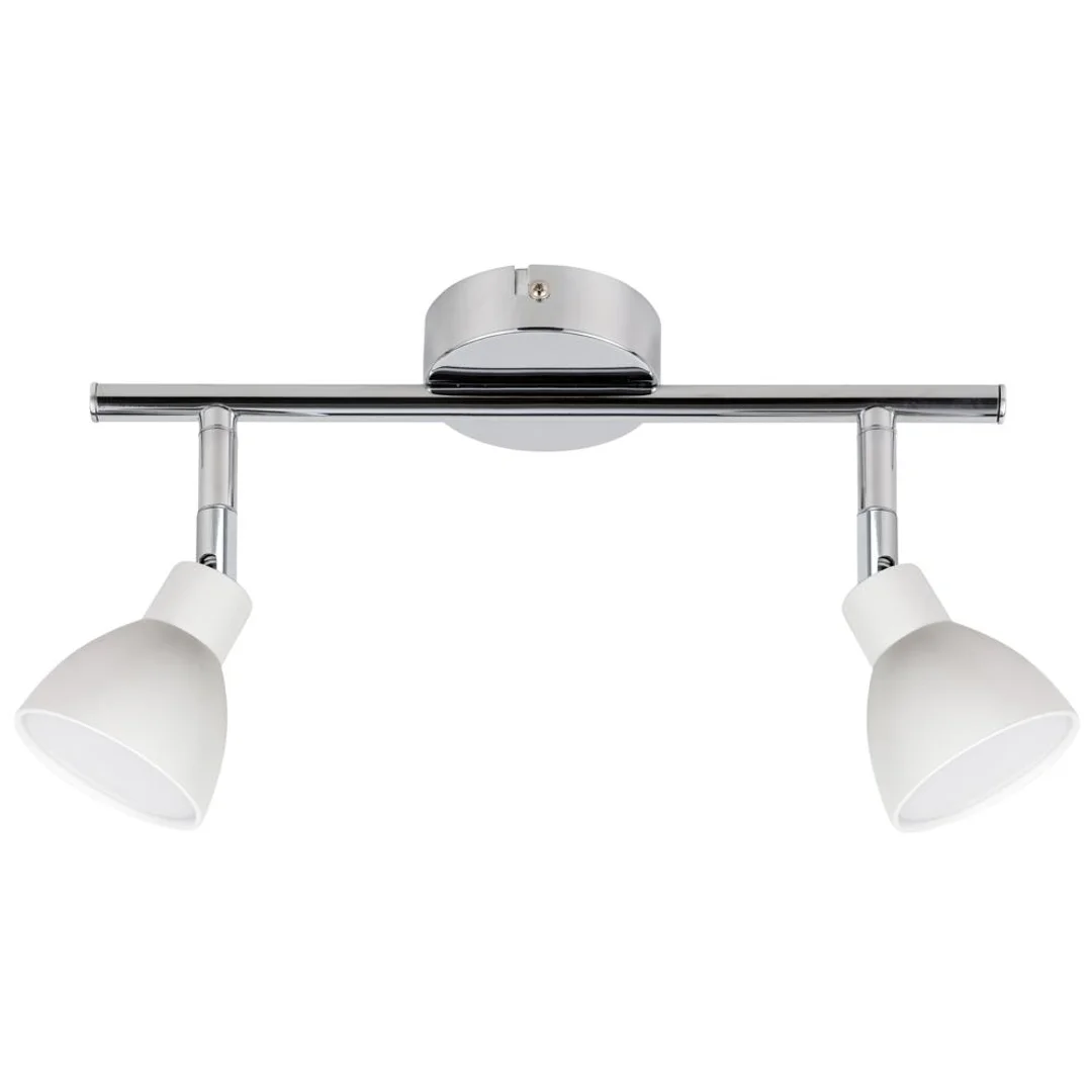 ROY LAMPA SUFITOWA LISTWA 2X5W LED COB GŁÓWKA OKRĄGŁA 1E Z PRZEGUBEM KD SYSTEM BIAŁY