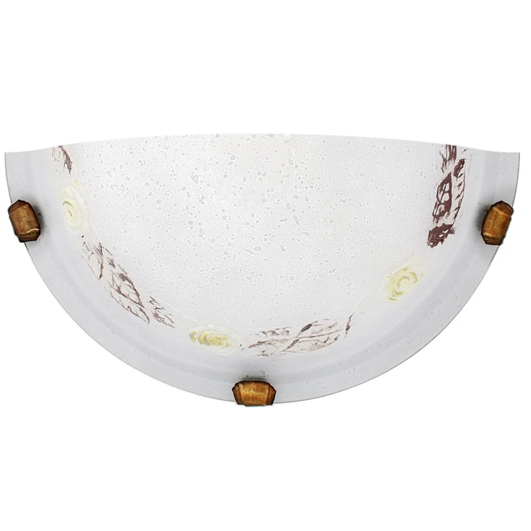 RÓŻA LAMPA SUFITOWA PLAFON1/2 1X60W