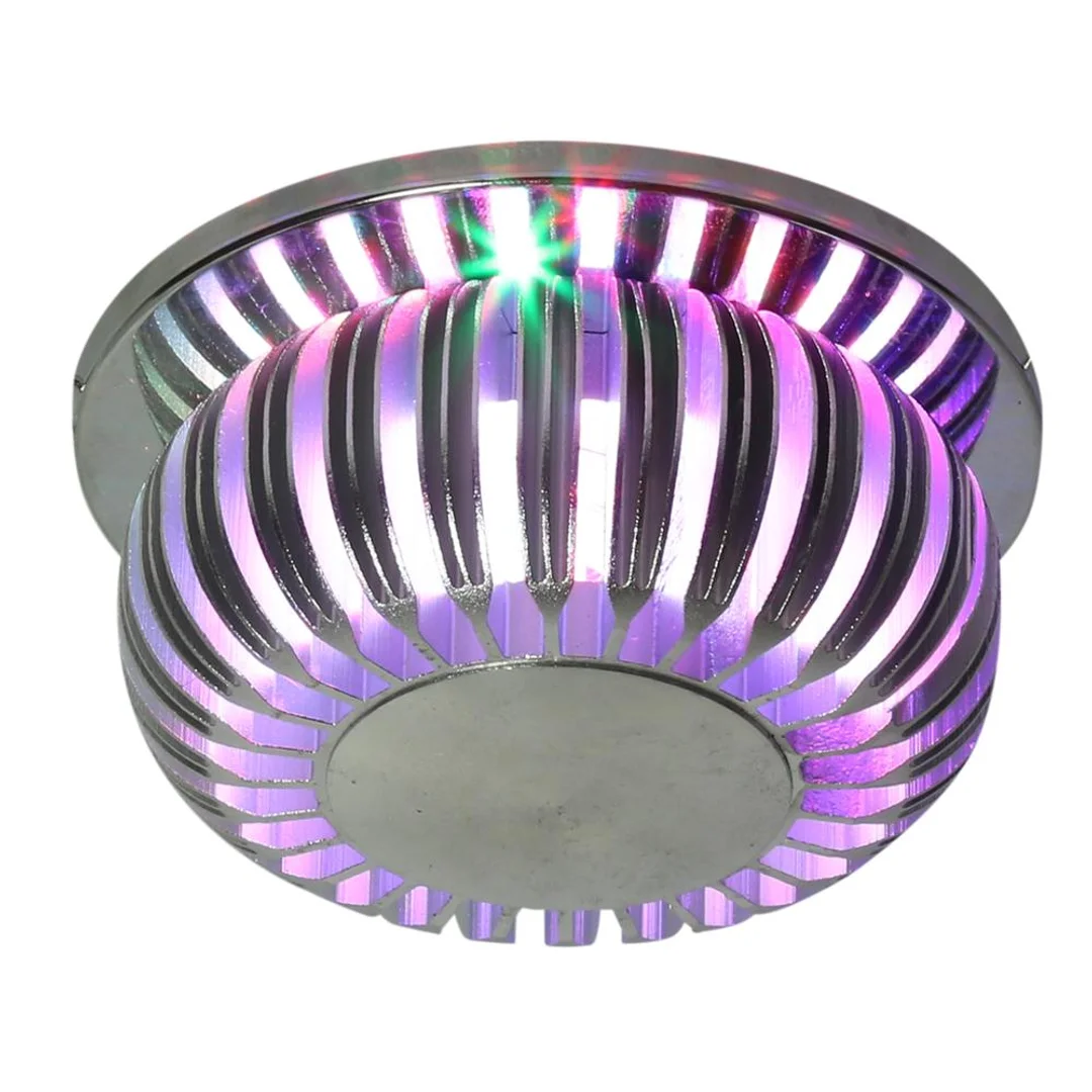 SA-09 AL 3W LED RGB 230V oczko sufitowe lampa sufitowa aluminiowa