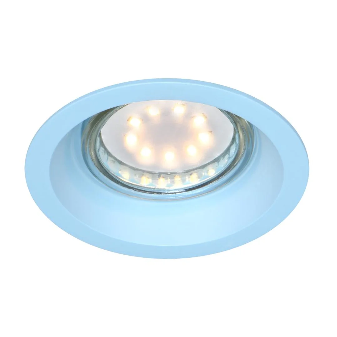 SA-12 BL GU10 MAX 35W 230V oczko sufitowe lampa sufitowa kolor niebieski aluminiowa