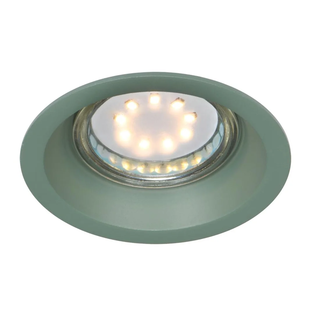 SA-12 GR GU10 MAX 35W 230V oczko sufitowe lampa sufitowa kolor zielony aluminiowa