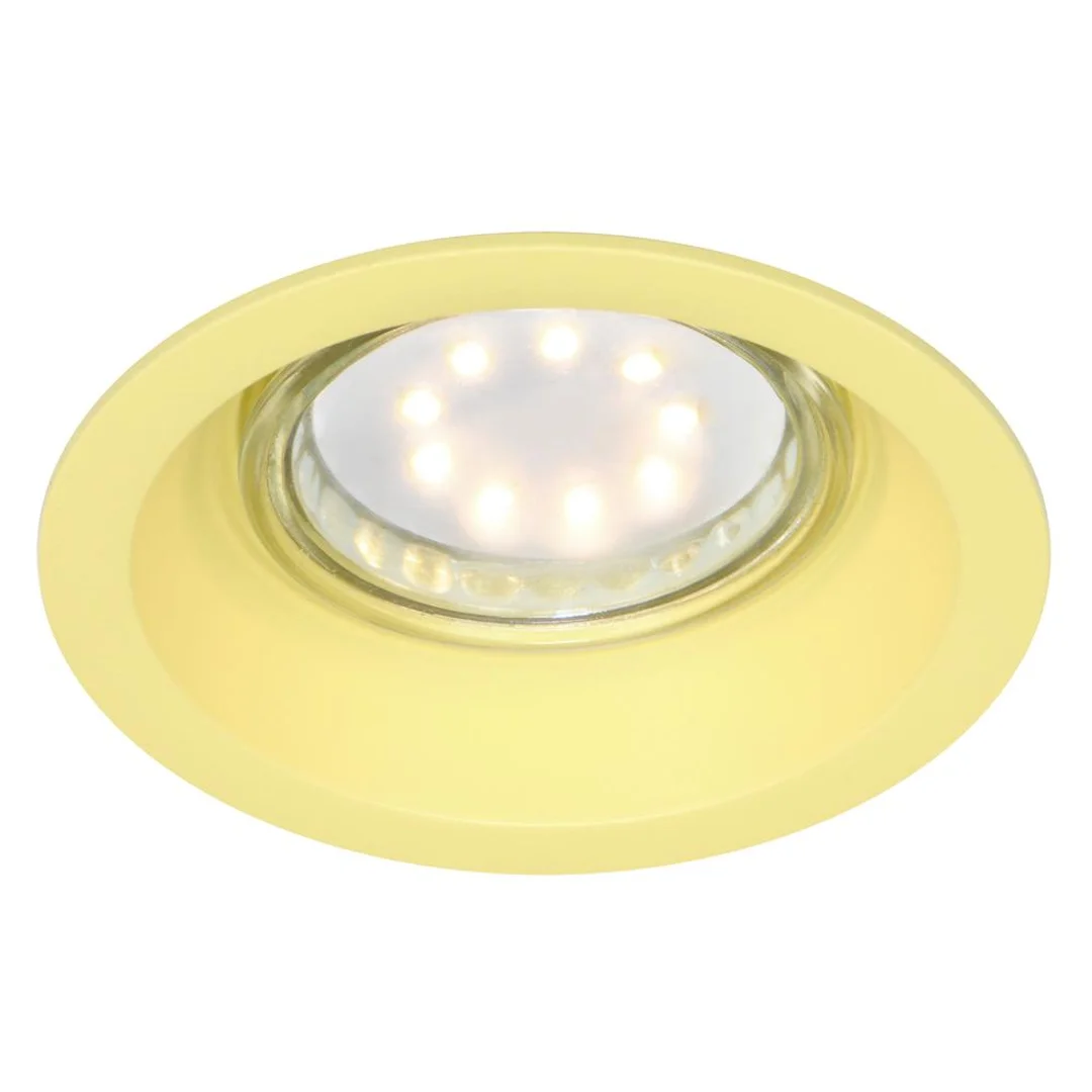 SA-12 YE GU10 MAX 35W 230V oczko sufitowe lampa sufitowa kolor żółty materiał aluminim kolor żółty