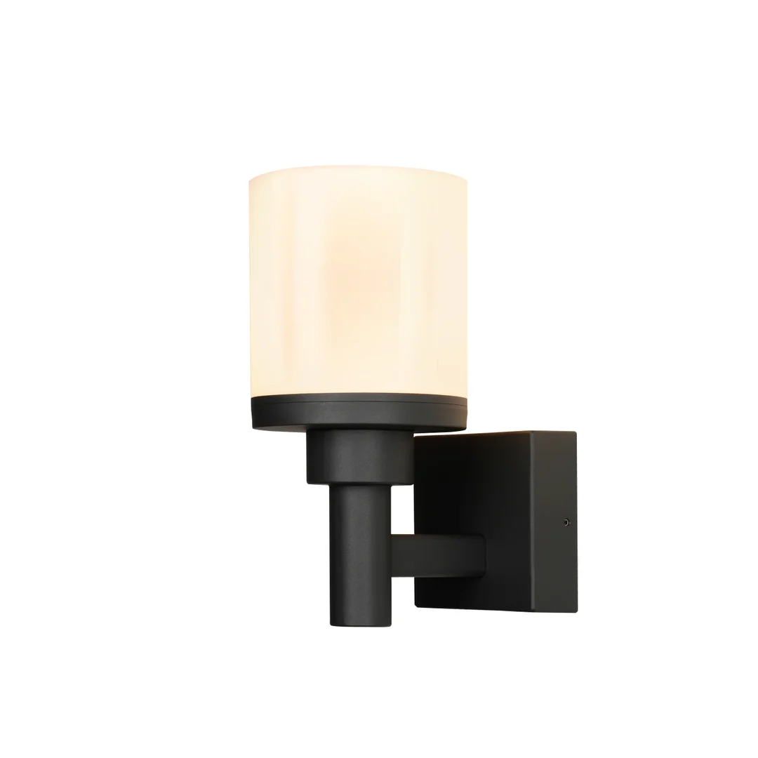 Saponia lampa ogrodowa kinkiet górny 17,8x25cmczarny 12W LED IP65