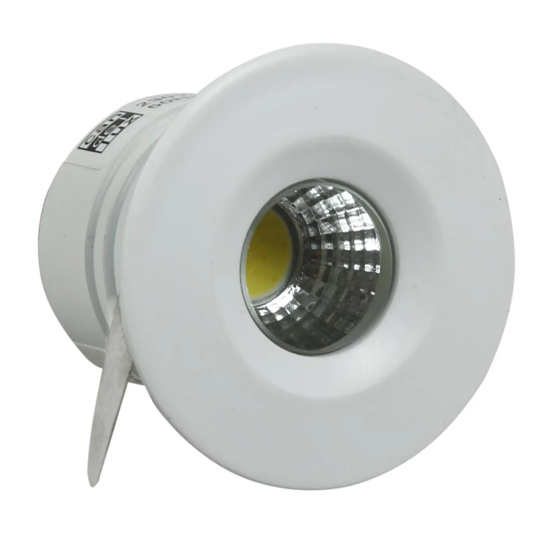 SH-14 WH 3W LED 230V BIAŁY oczko sufitowe lampa sufitowa HERMETYCZNA IP65 odporna na wilgoć