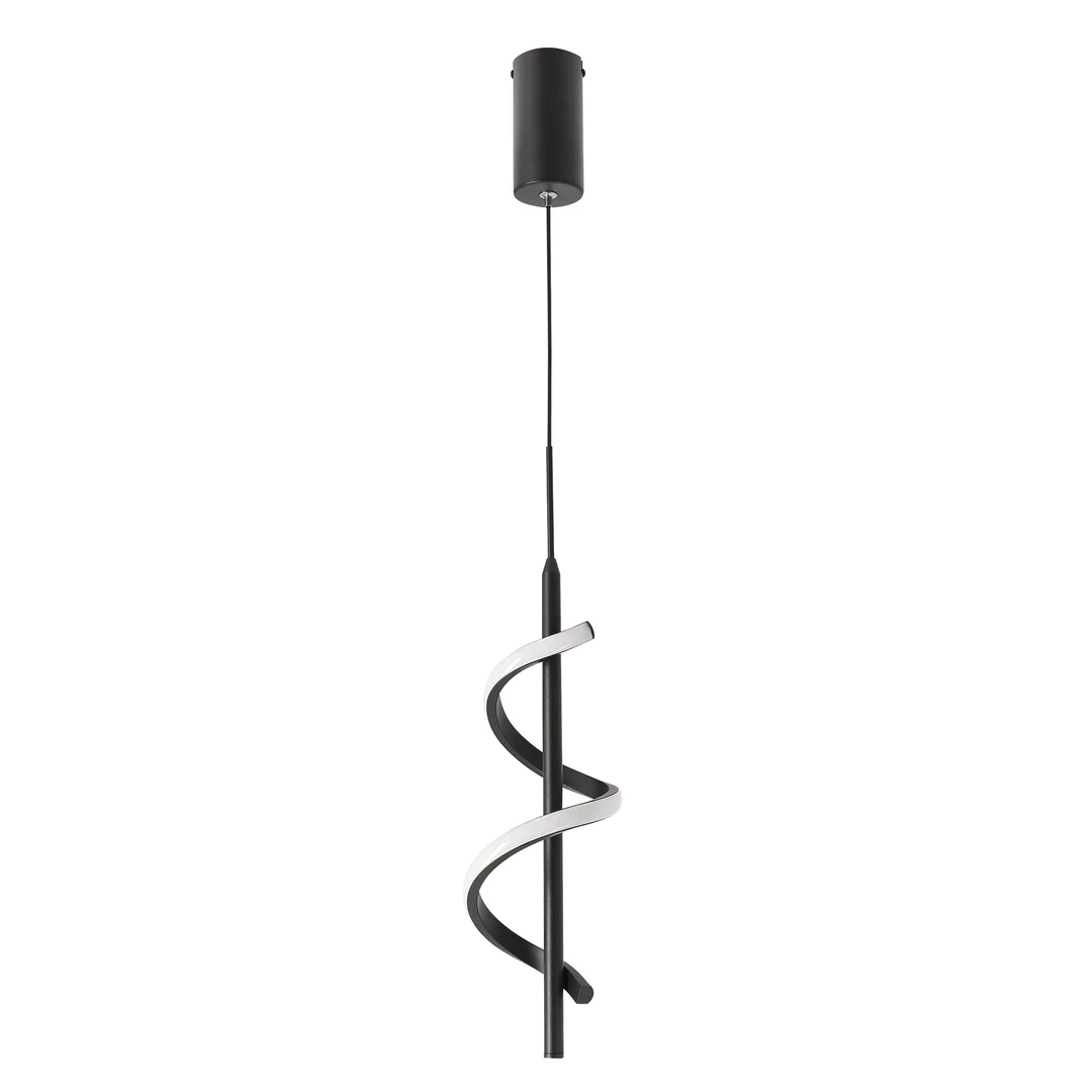 Sprait lampa wisząca czarny 12W LED 4000K
