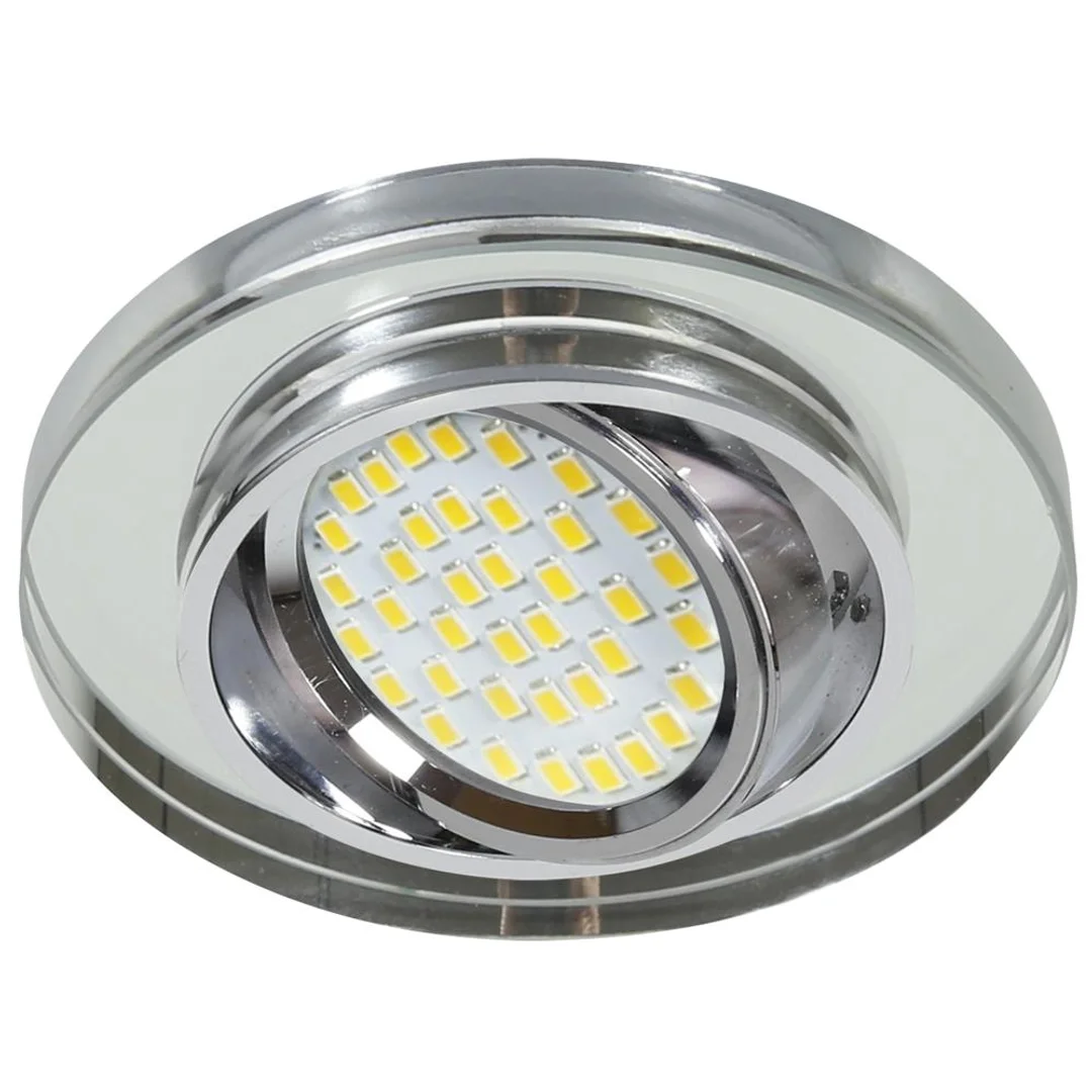 SSU-15 CH/WH MR16 CHROM oczko sufitowe lampa sufitowa OKRĄGŁA SZKŁO BEZBARWNE
