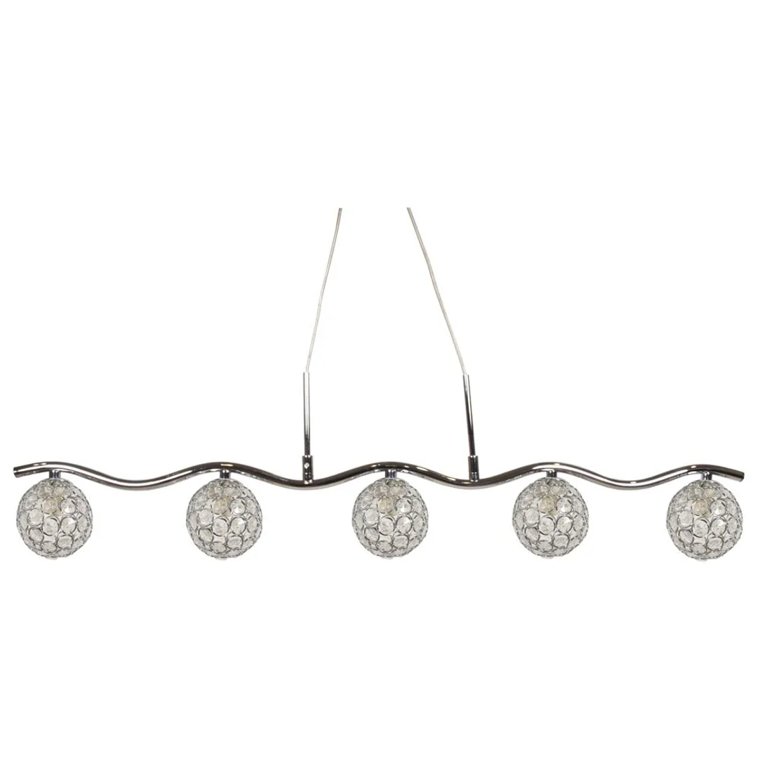 STARLET LAMPA WISZĄCA 5X40W G9 CHROM/TRANSPARENT