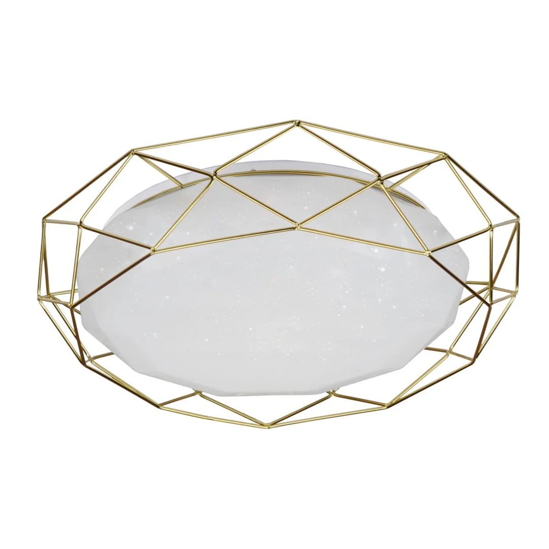SVEN LAMPA SUFITOWA PLAFON 43 24W LED 3000K ZŁOTY