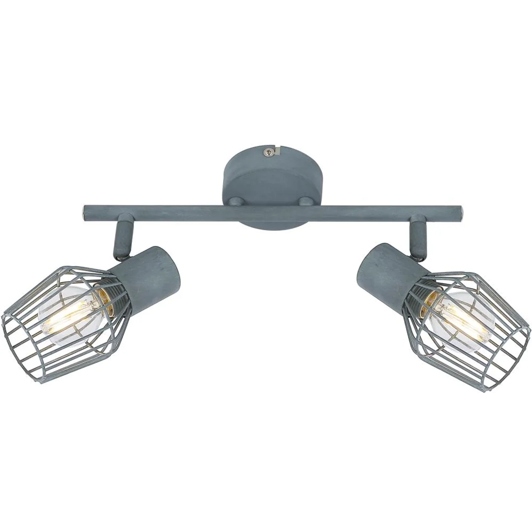 VIKING LAMPA SUFITOWA LISTWA 2X40W E14 SZARY