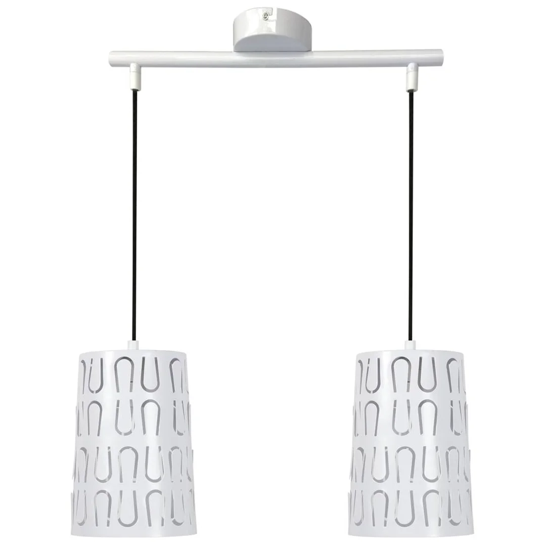VISTA LAMPA WISZĄCA 2X60W E27 BIAŁY