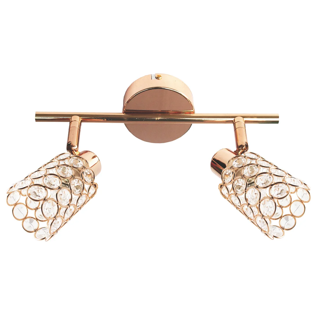 YORK LAMPA SUFITOWA LISTWA 2X40W G9 MOSIĄDZ (BŻ)
