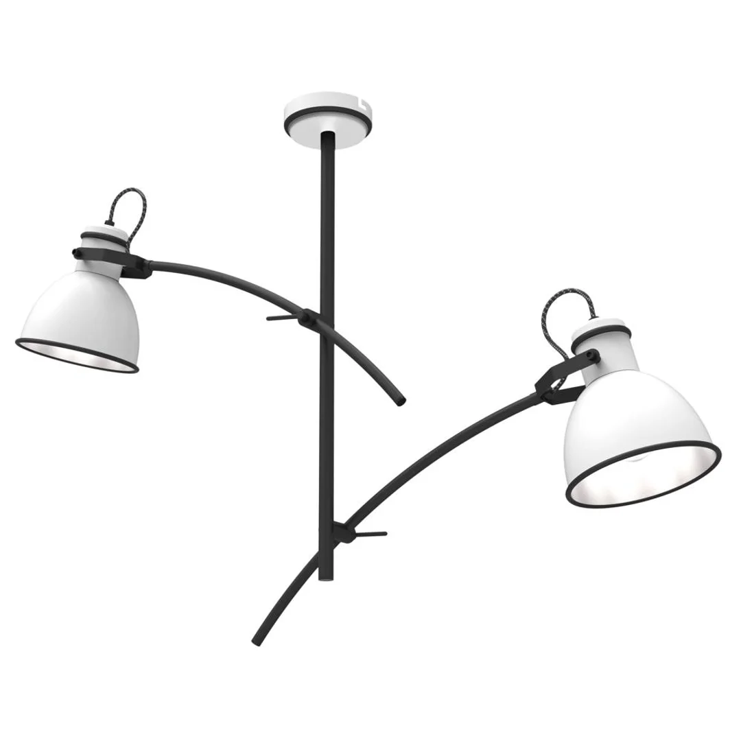 ZUMBA LAMPA WISZĄCA 2X60W E27 BIAŁY+CZARNY