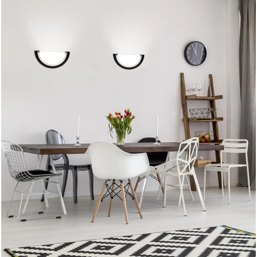 1030 LAMPA SUFITOWA PLAFON 1/2 DREWNO STANDARD 1X60W E27 WENGE — zdjęcie 3