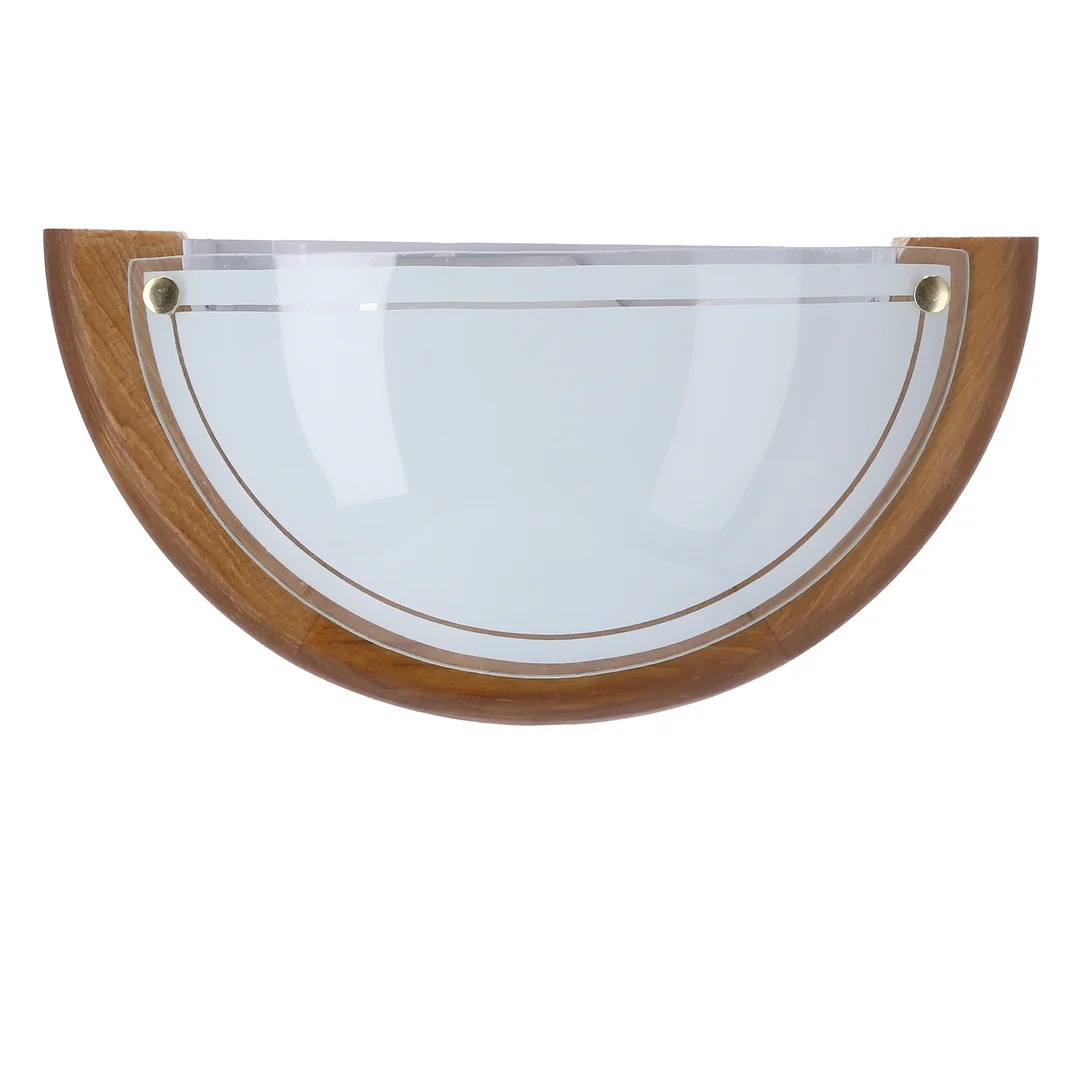 1030 LAMPA SUFITOWA PLAFON1/2 DREWNO STANDARD 1X60W E27 DĄB — zdjęcie 3