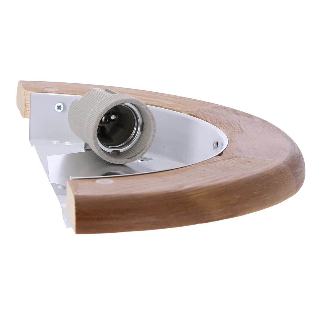 1030 LAMPA SUFITOWA PLAFON1/2 DREWNO STANDARD 1X60W E27 DĄB — zdjęcie 9
