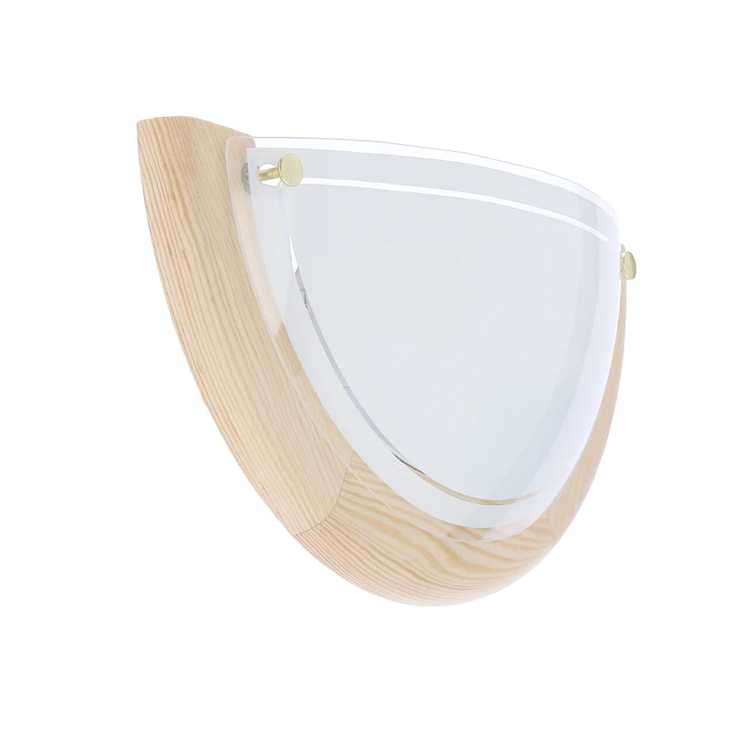 1030 LAMPA SUFITOWA PLAFON1/2 DREWNO STANDARD 1X60W E27 SOSNA — zdjęcie 3