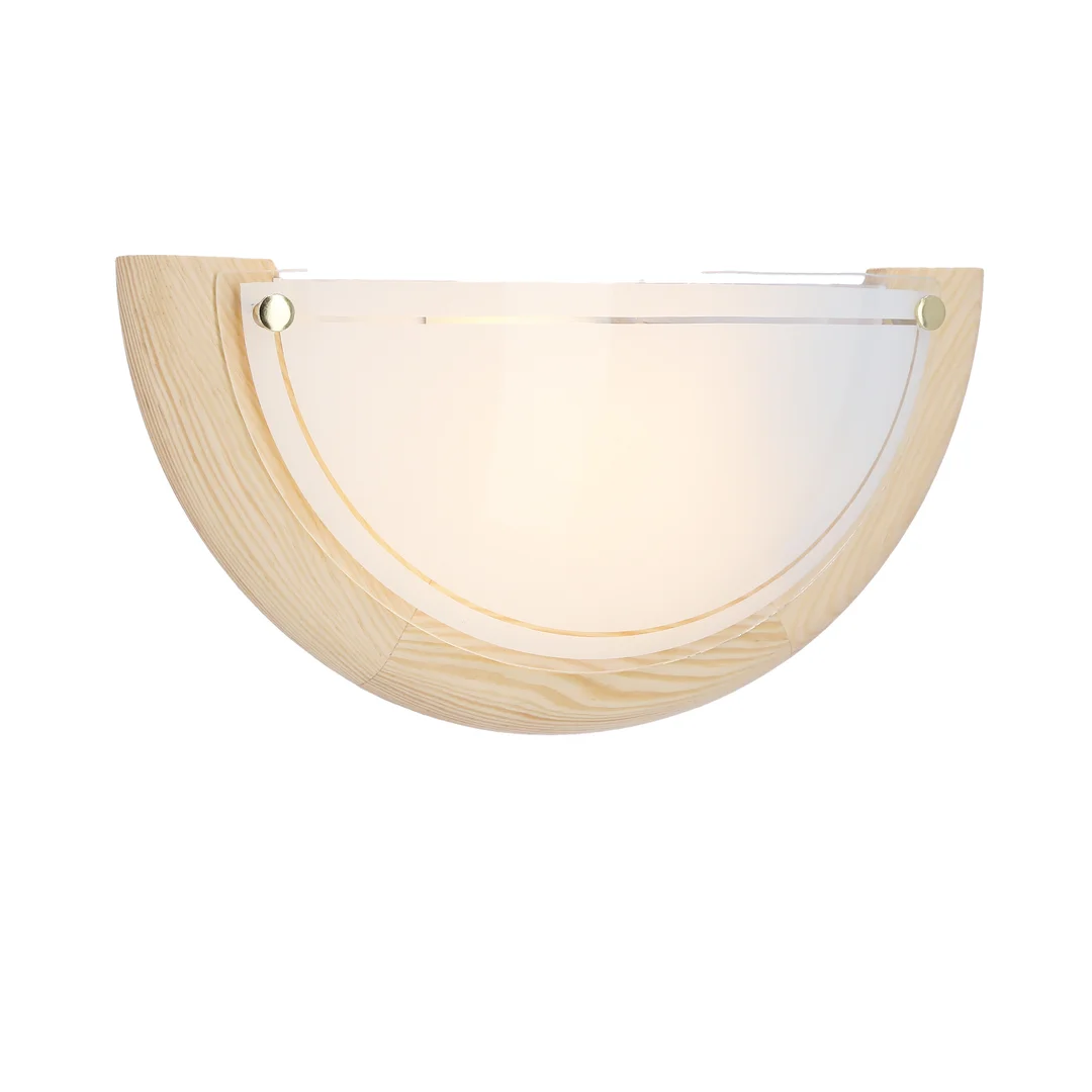 1030 LAMPA SUFITOWA PLAFON1/2 DREWNO STANDARD 1X60W E27 SOSNA — zdjęcie 4