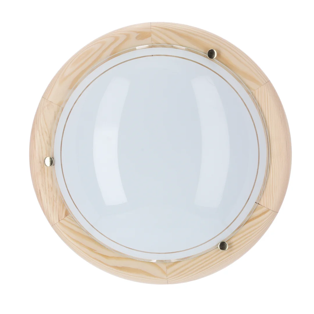 1030 LAMPA SUFITOWA PLAFON30 DREWNO STANDARD 1X60W E27 SOSNA — zdjęcie 2