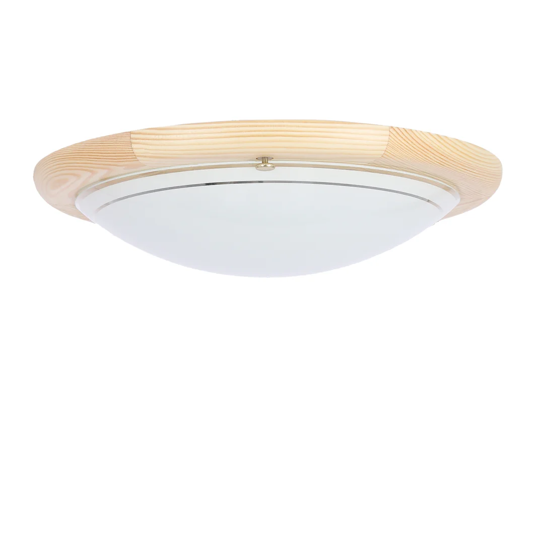 1030 LAMPA SUFITOWA PLAFON30 DREWNO STANDARD 1X60W E27 SOSNA — zdjęcie 4
