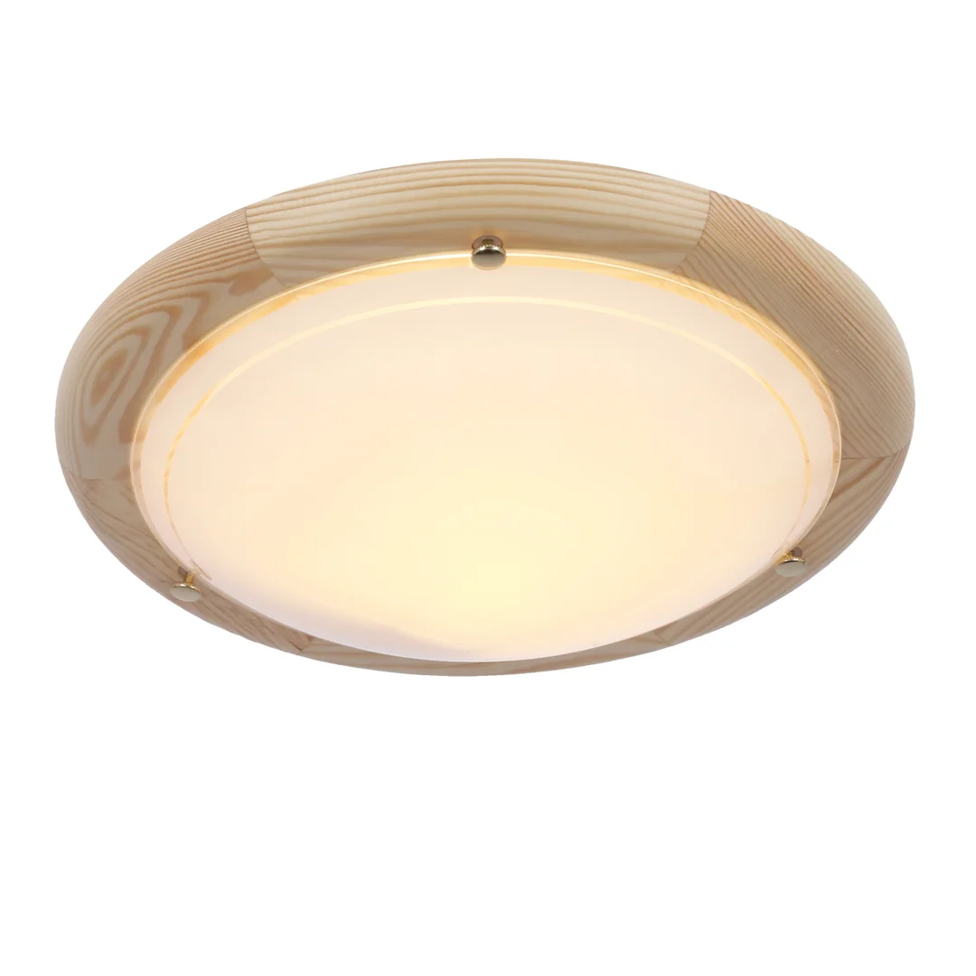 1030 LAMPA SUFITOWA PLAFON30 DREWNO STANDARD 1X60W E27 SOSNA — zdjęcie 6