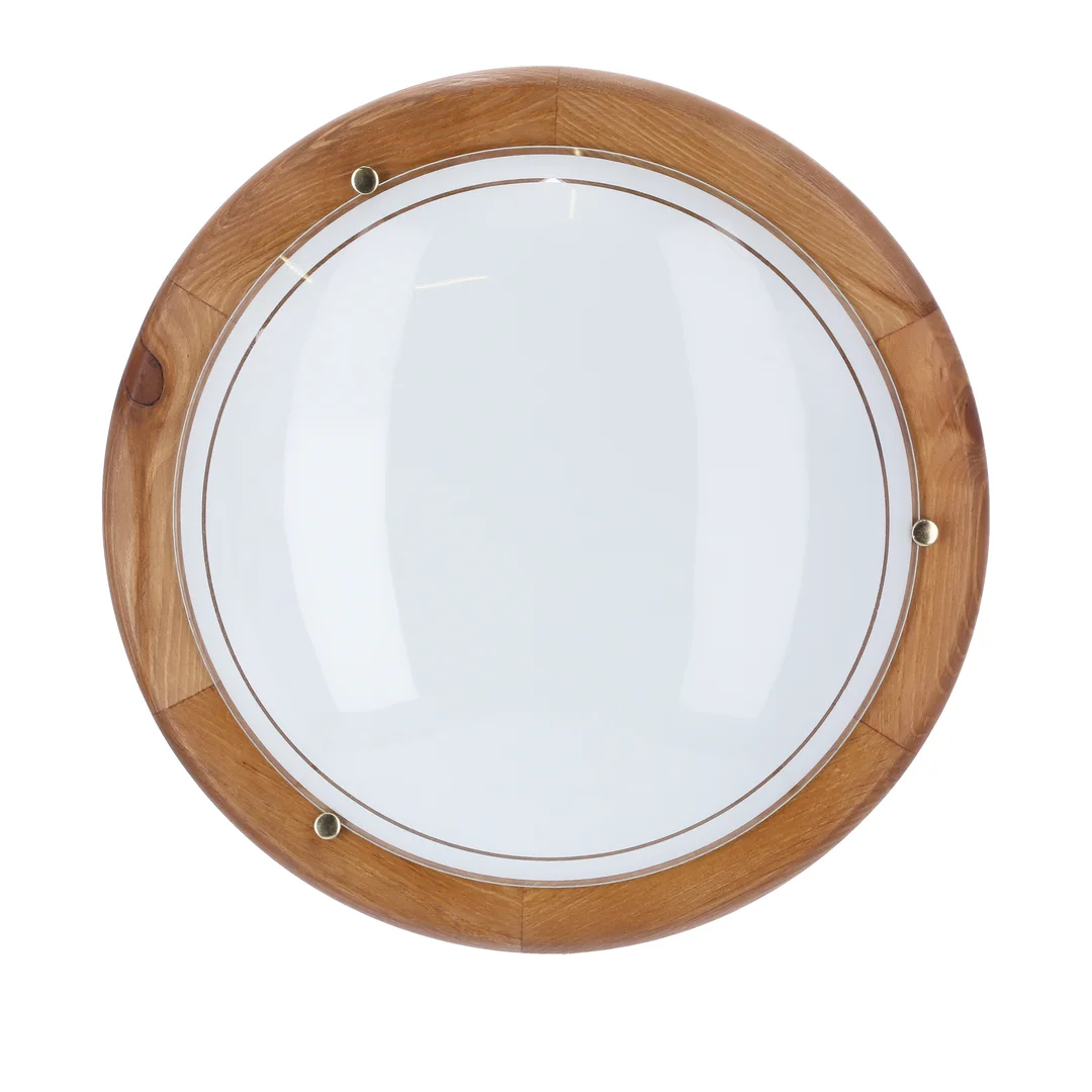1030 LAMPA SUFITOWA PLAFON40 DREWNO STANDARD 2X60W E27 DĄB — zdjęcie 2