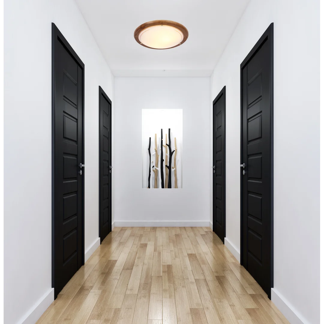 1030 LAMPA SUFITOWA PLAFON40 DREWNO STANDARD 2X60W E27 DĄB — zdjęcie 11