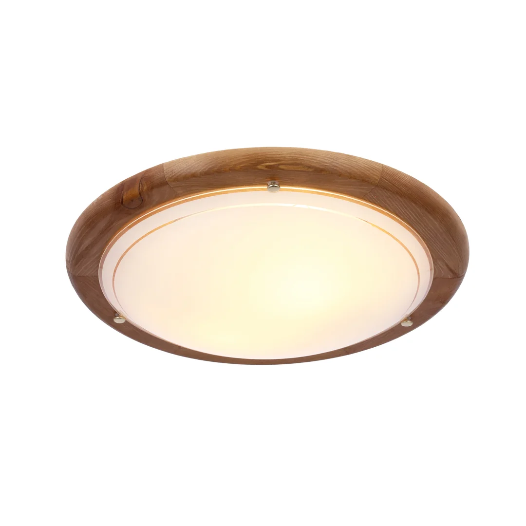 1030 LAMPA SUFITOWA PLAFON40 DREWNO STANDARD 2X60W E27 DĄB — zdjęcie 6