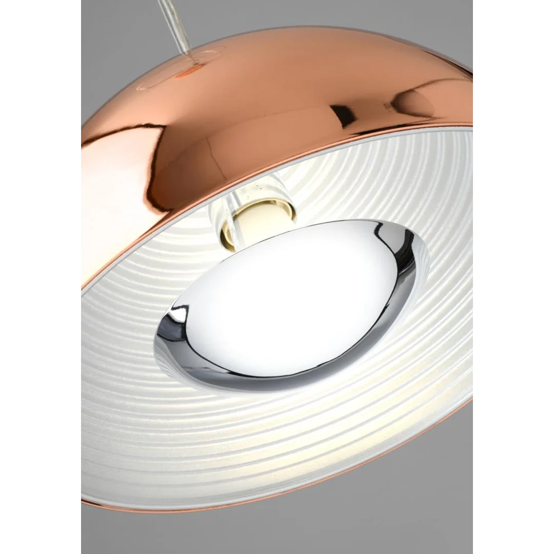 AMALFI LAMPA WISZĄCA 40 1X60W E27 MIEDZIANY — zdjęcie 4