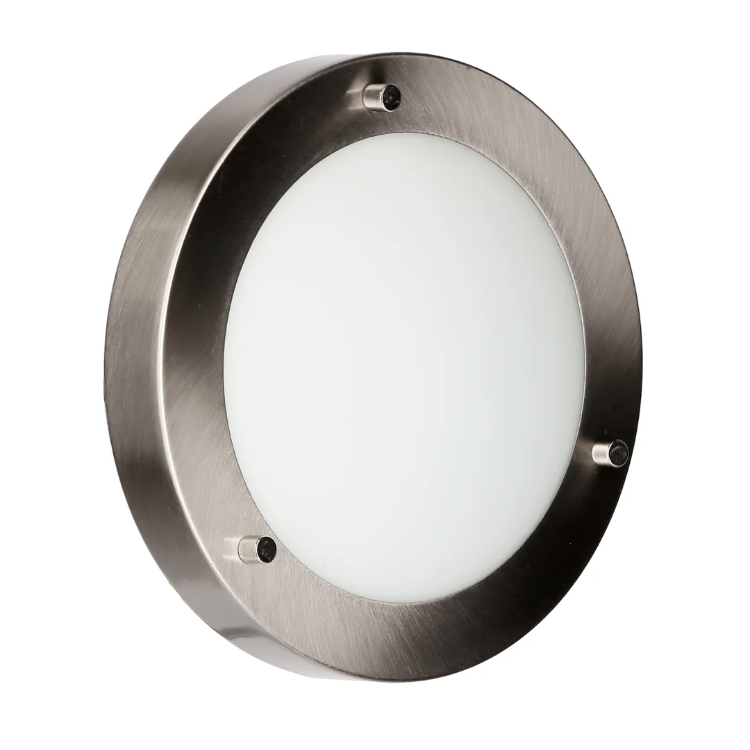 AQUILA LAMPA SUFITOWA PLAFON 18 1X40W G9 SATYNA NIKIEL IP44 (BŻ) — zdjęcie 4