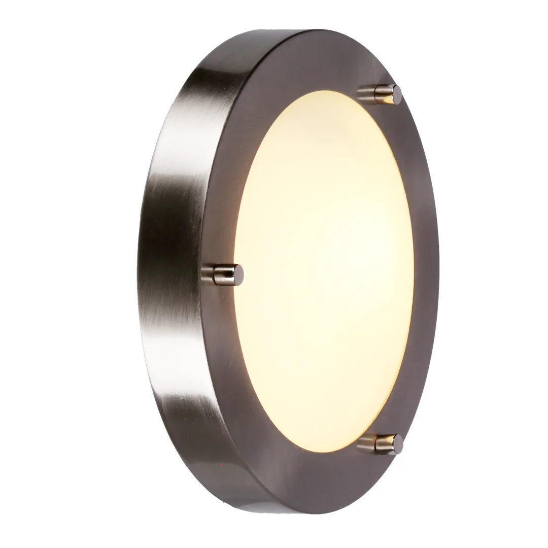 AQUILA LAMPA SUFITOWA PLAFON 18 1X40W G9 SATYNA NIKIEL IP44 (BŻ) — zdjęcie 7