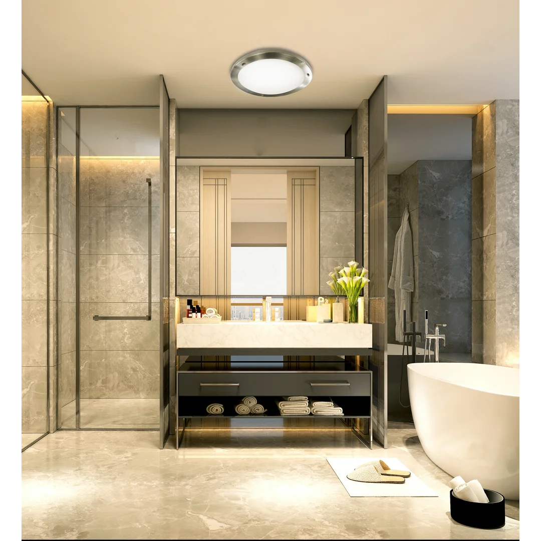 AQUILA LAMPA SUFITOWA PLAFON 32 1X60W E27 PATYNA IP44 — zdjęcie 2