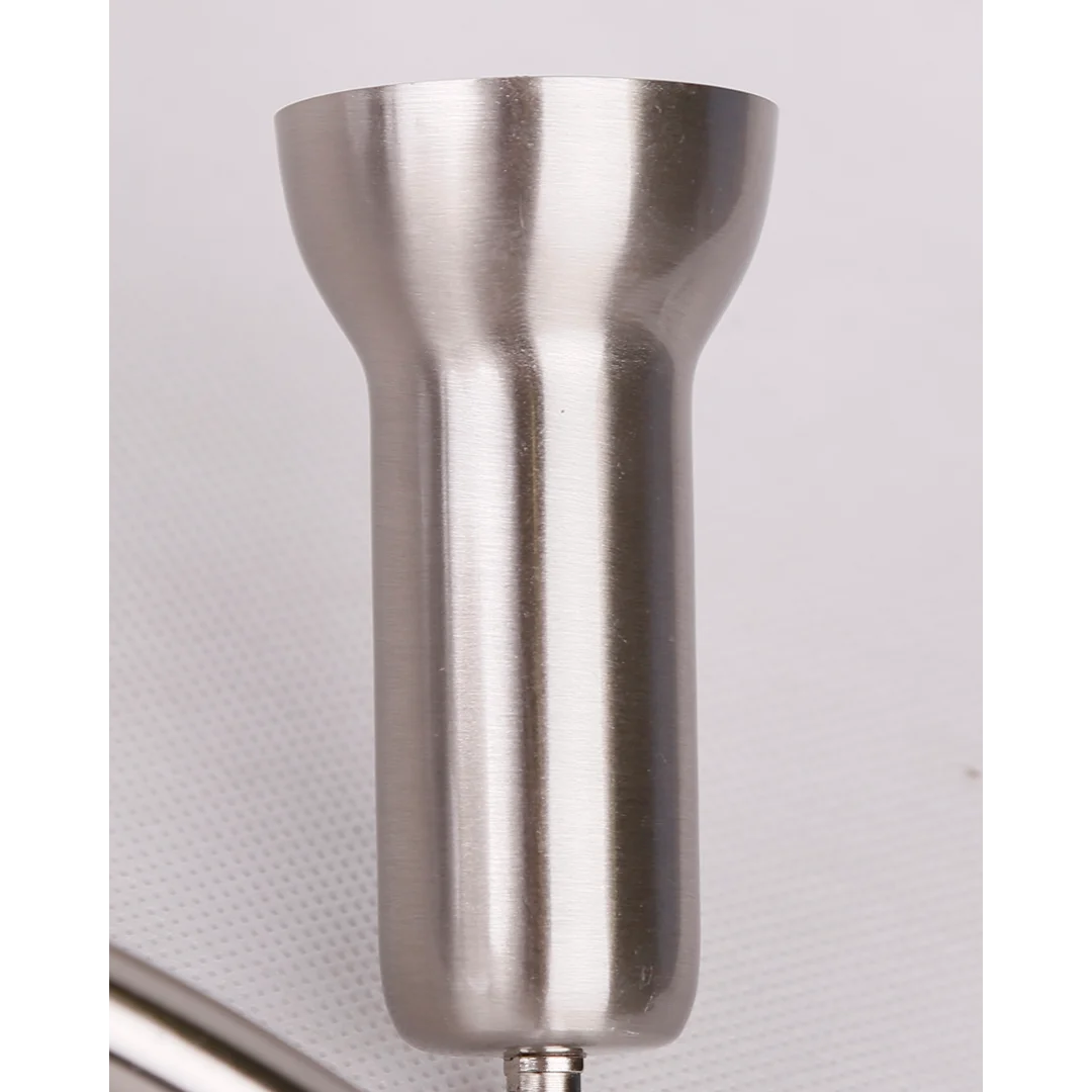 ARC LAMPA SUFITOWA LISTWA 3X40W E14 SATYNA NIKIEL — zdjęcie 3