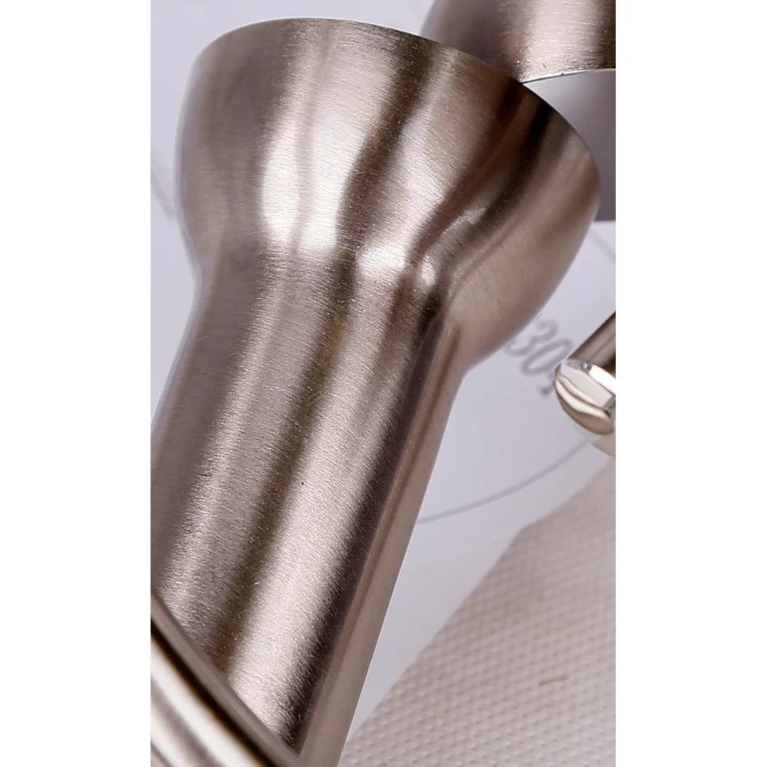 ARC LAMPA SUFITOWA SPIRALA 3X40W E14 SATYNA NIKIEL — zdjęcie 3