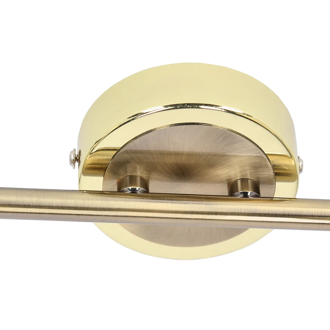 ARENA LAMPA SUFITOWA LISTWA 2*40W R50 E14 ZŁOTO PATYNA — zdjęcie 11