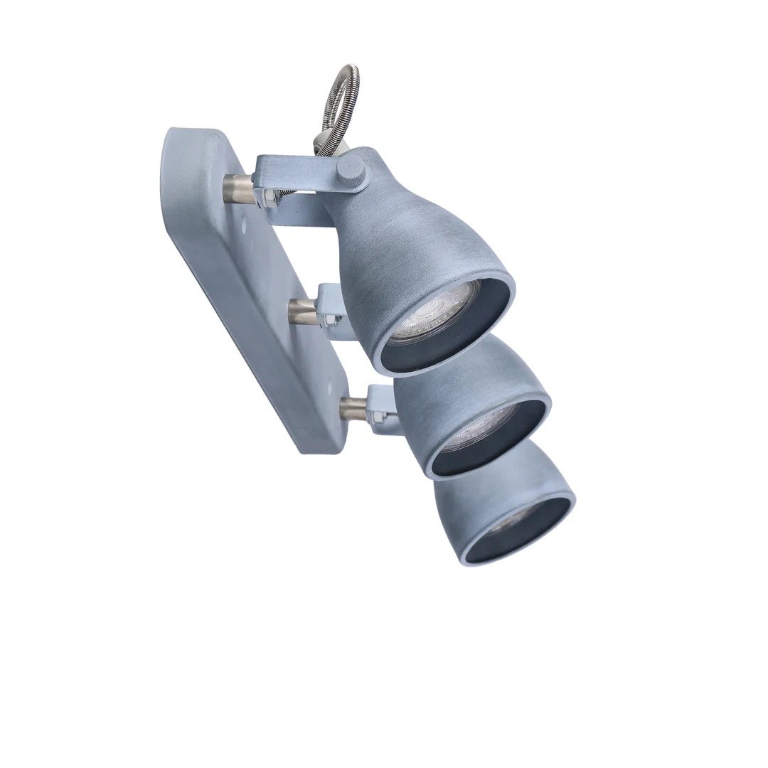 ASH LAMPA SUFITOWA LISTWA 3X40W GU10 SZARY MAT — zdjęcie 15