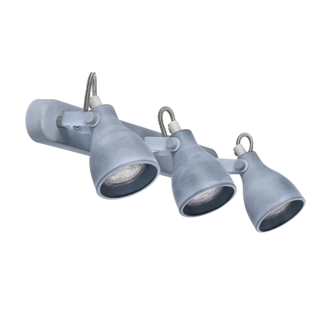 ASH LAMPA SUFITOWA LISTWA 3X40W GU10 SZARY MAT — zdjęcie 17