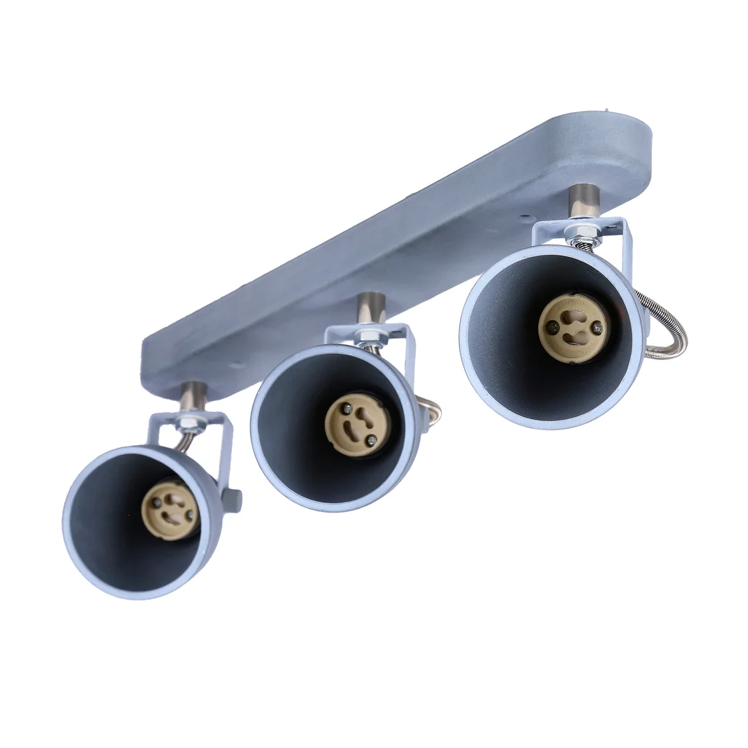 ASH LAMPA SUFITOWA LISTWA 3X40W GU10 SZARY MAT — zdjęcie 18