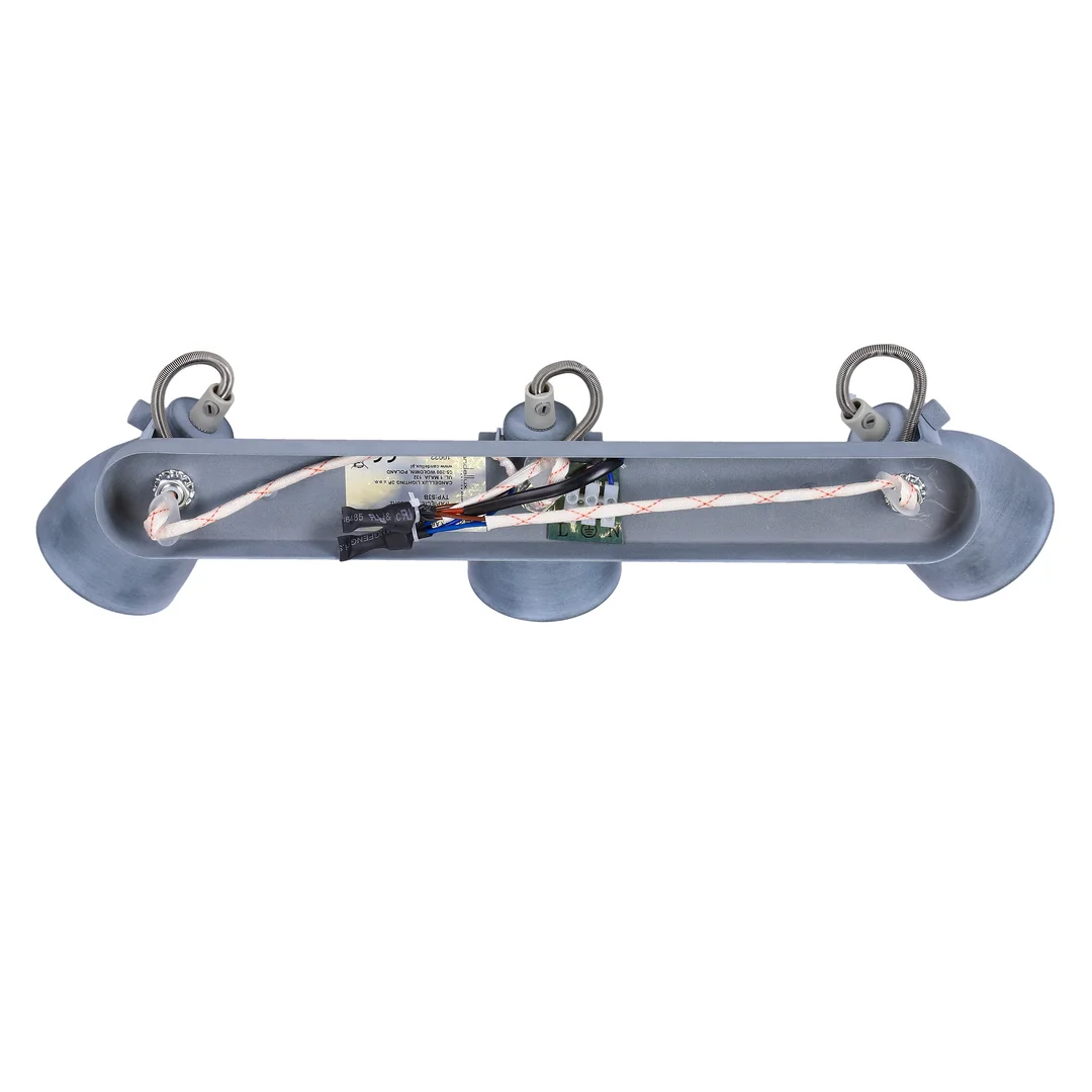 ASH LAMPA SUFITOWA LISTWA 3X40W GU10 SZARY MAT — zdjęcie 19