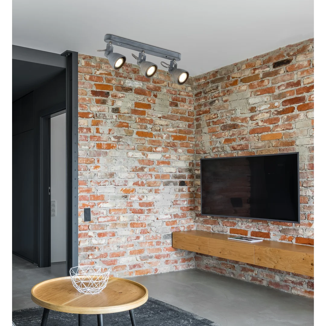 ASH LAMPA SUFITOWA LISTWA 3X40W GU10 SZARY MAT — zdjęcie 20