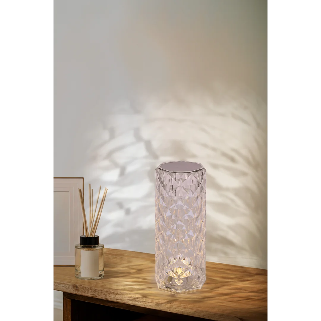 BRILLO lampa stołowa H-21,5cm bezbarwny 2W LED USB 3000, 4000, 6000K TOUCH ME — zdjęcie 2